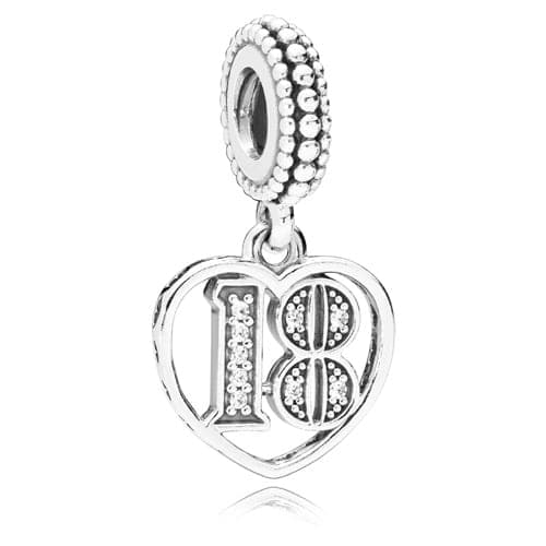 Pandora 18 Years of Love Dangle 797262C 797262CZ — Foto 1 von 2