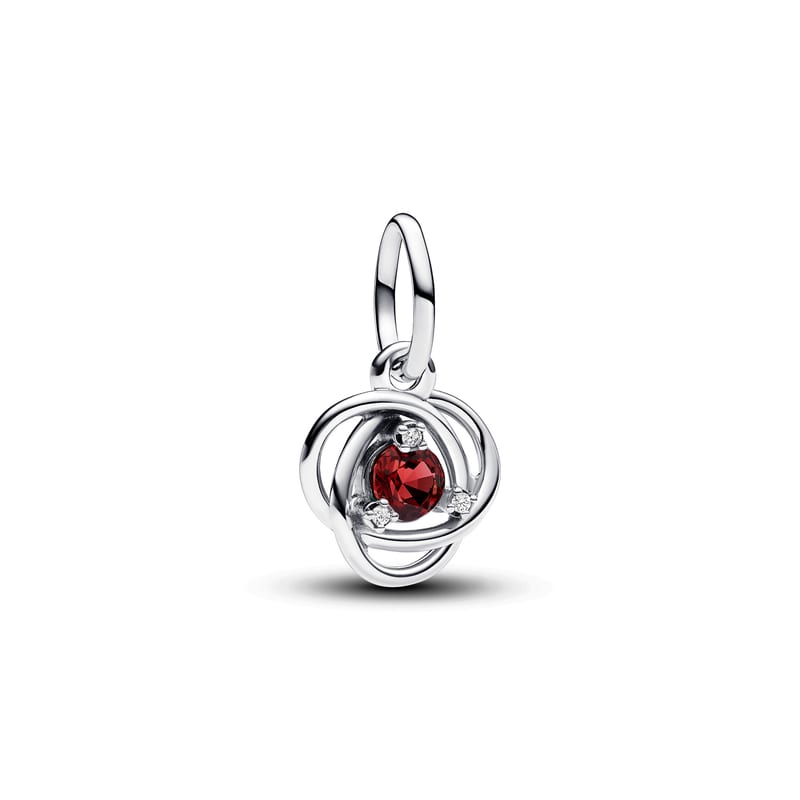 July Eternity Circle Dangle