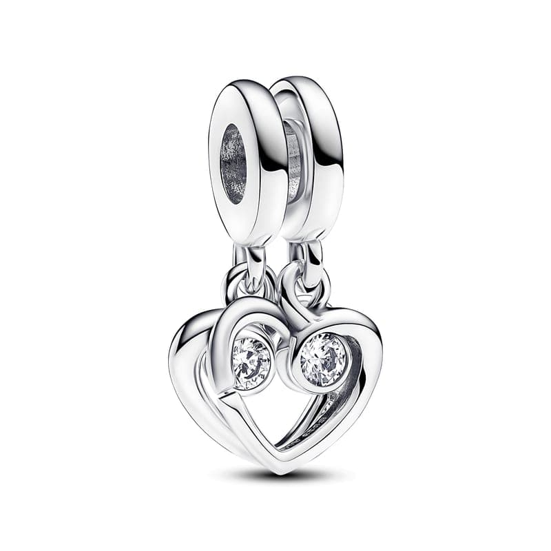 Pandora Forever & Always Splittable Dangle Charm 793232C01 793232 — Foto 1 von 1
