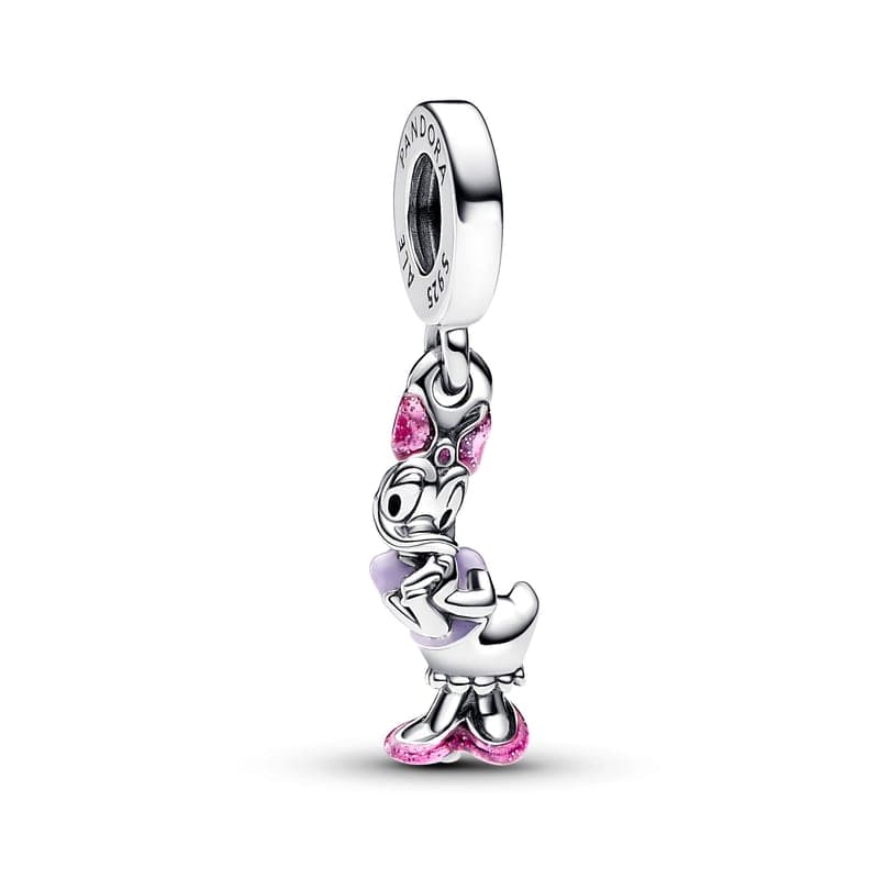 Pandora Disney Daisy Duck Dangle Charm 793249C01 793249 — Foto 1 von 1