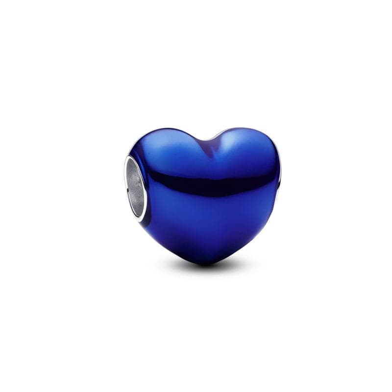 Pandora Metallic Blue Heart Charm 793337C05 793337 — Foto 1 von 1