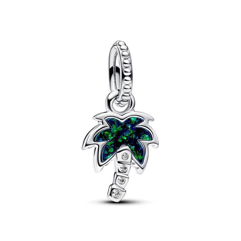 Pandora Opalescent Green Palm Tree Dangle 793352C01 793352 — foto 1 de 1