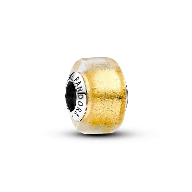 Golden Murano Glass Mini Charm