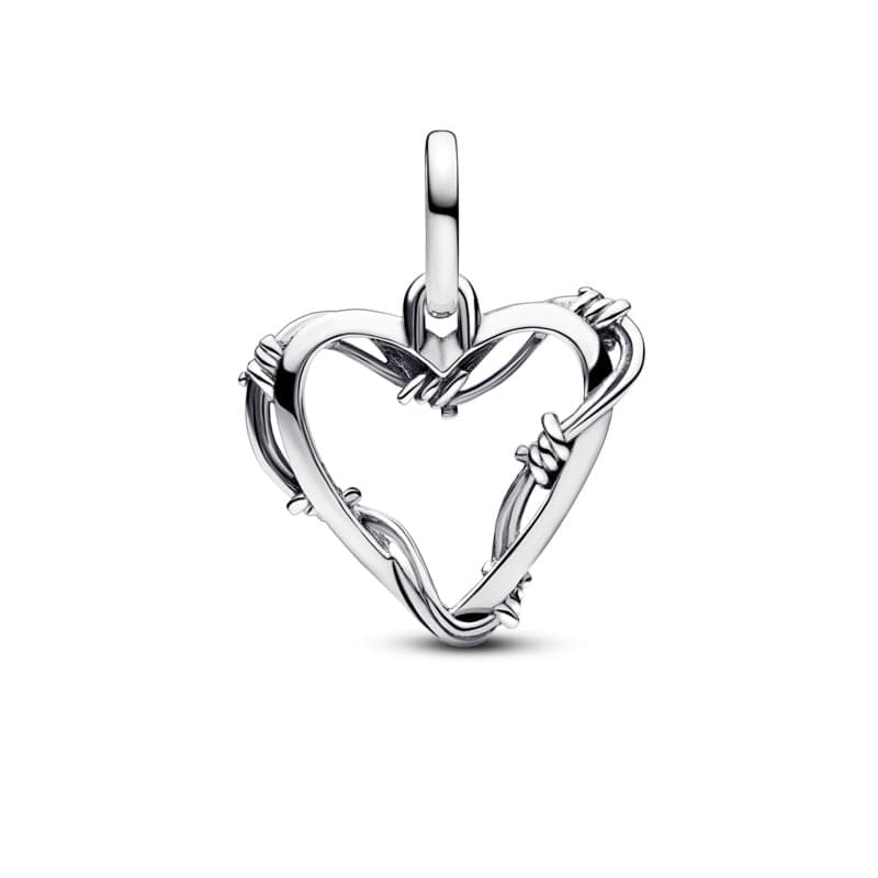 Pandora Wire Heart Medallion Charm 793449C00 793449 — Foto 1 von 1
