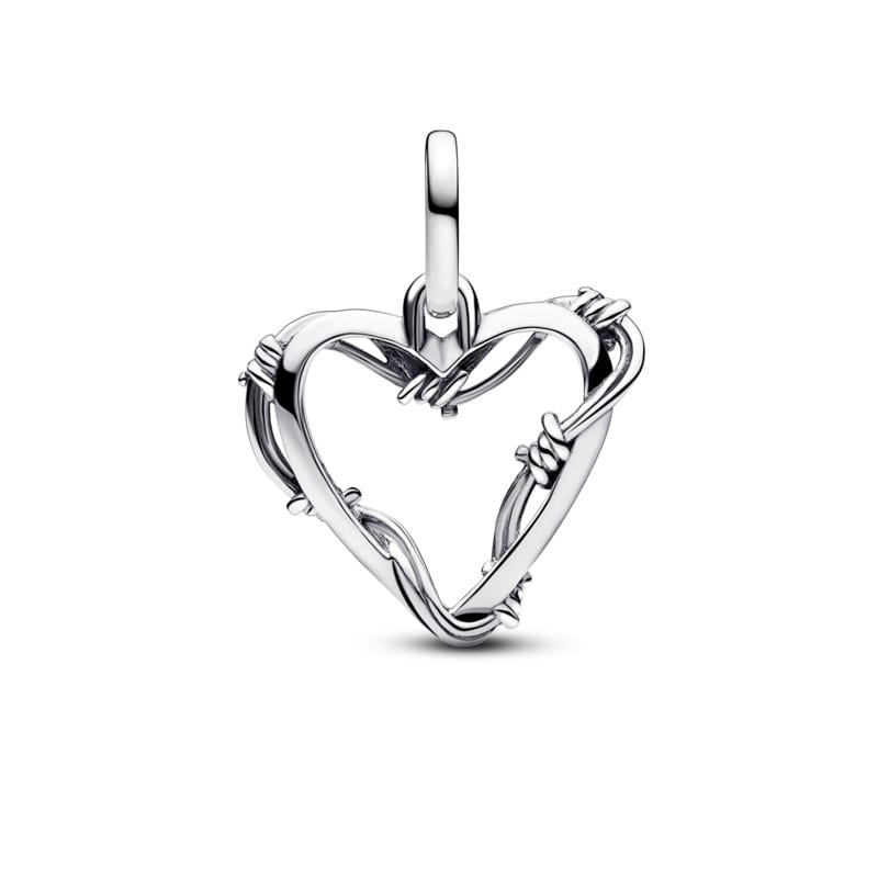 Wire Heart Medallion Charm
