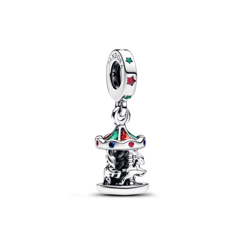 Pandora Spinning Carousel Dangle Charm 793586C01 793586 — Foto 1 von 1