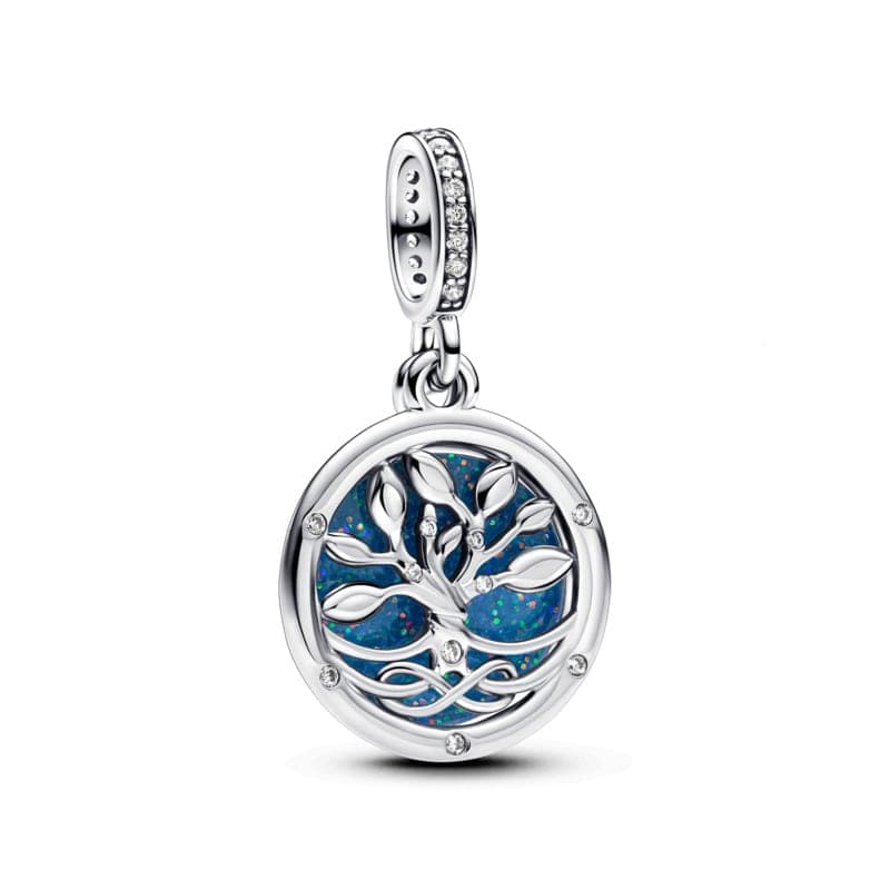 Pandora Glow-in-the-dark Infinity Tree Double Dangle Charm 793599C01 793599 — Foto 1 von 1