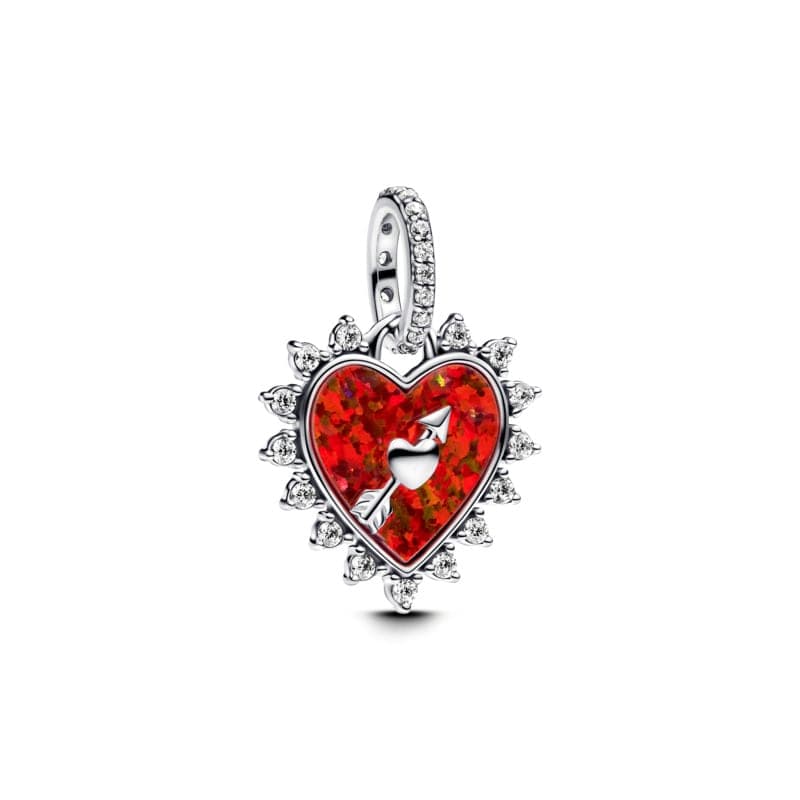 Pandora Spinnable Arrow Heart Dangle Charm 793667C01 793667 — photo 1 of 1