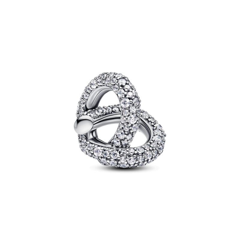 Infinity knot heart Charm