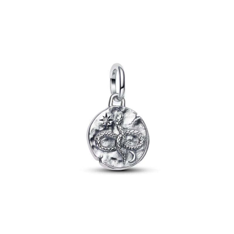 Pandora Infinity Snake Silver Medallion W Clr C 793976C01 793976 — photo 1 of 1