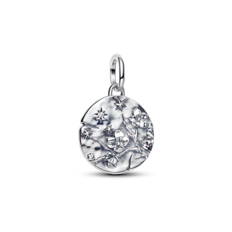 Pandora Cherry Blossom Silver Medallion W Clr C 794085C01 794085 — Foto 1 von 1