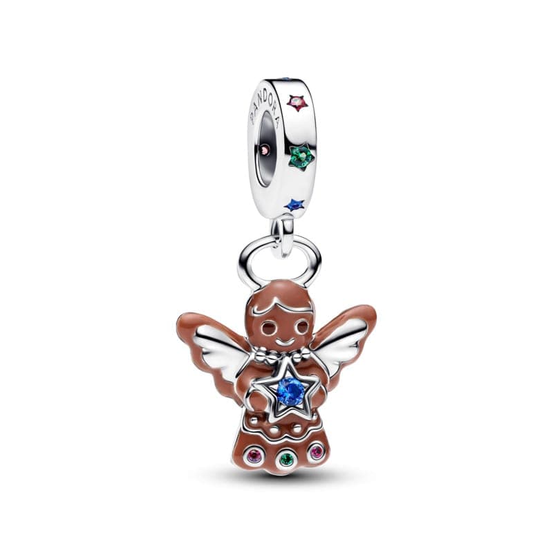 Pandora Gingerbread Angel Dangle Charm 794247C01 794247 — Foto 1 von 1