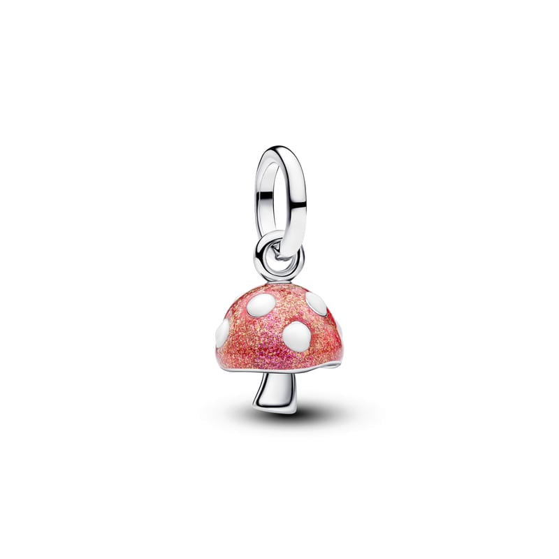 Glow-in-the-dark Mushroom Dangle Charm