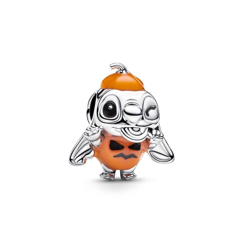 Pandora Disney Stitch Halloween Pumpkin Charm 794730C01 794730 — Foto 1 von 1