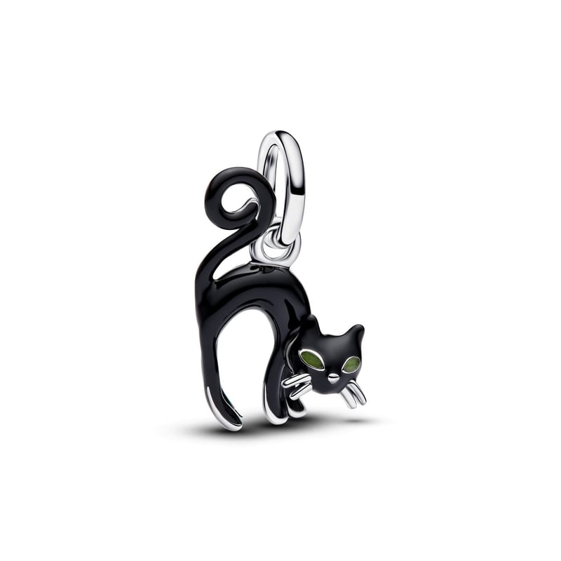 Pandora Black Cat Dangle Charm