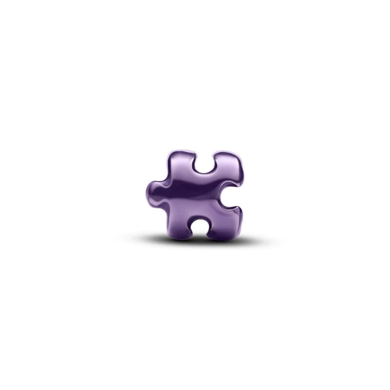 Pandora Purple Puzzle Piece Mini Charm 794816C02 794816 — photo 1 of 1