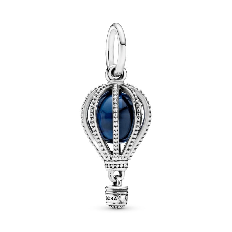 Blue Hot Air Balloon Pendant