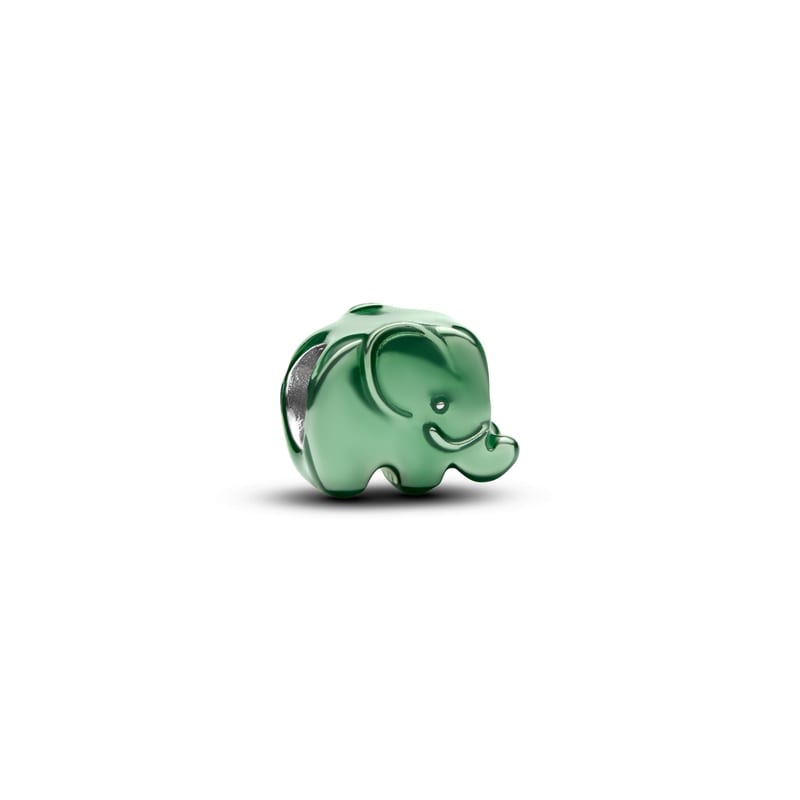 Pandora Green Elephant Mini Charm