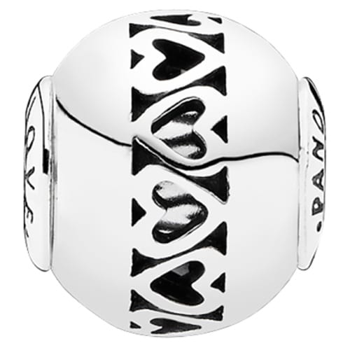 Essence Love Charm with Silver Hearts