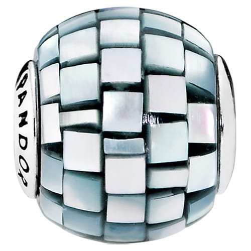 Essence Balance Charm with Blue-Grey Mother of Pearl Mosaic