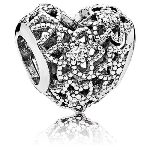 Blooming Heart Charm