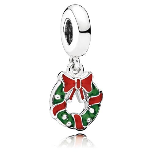 Pandora Holiday Wreath Dangle 796362ENMX 796362 — foto 1 de 1