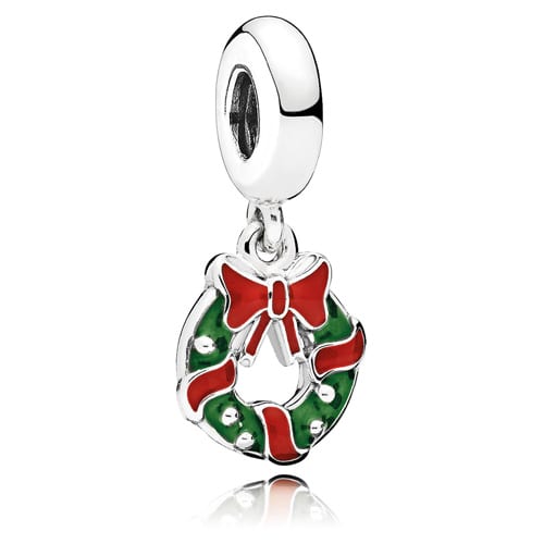 Holiday Wreath Dangle