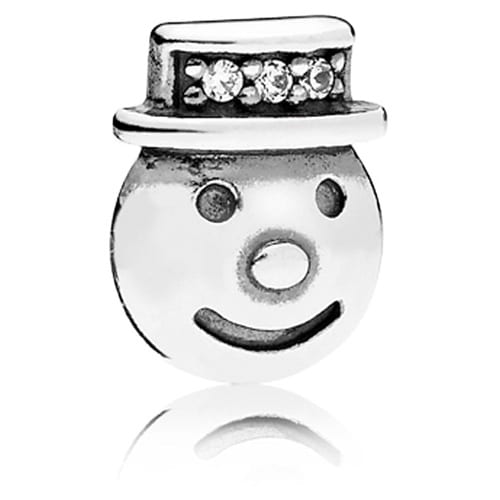 Happy Snowman Locket Charm