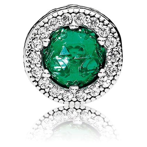 Essence Optimism Charm with Green Crystal