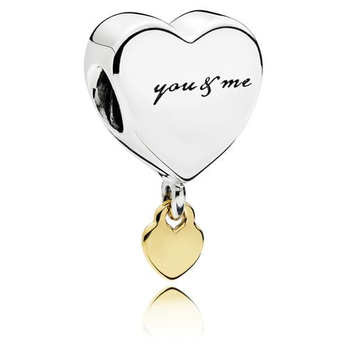 Two Hearts You and Me Dangle