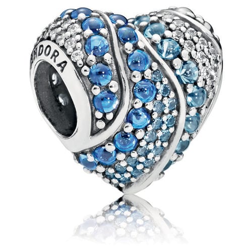 Aqua Heart Charm