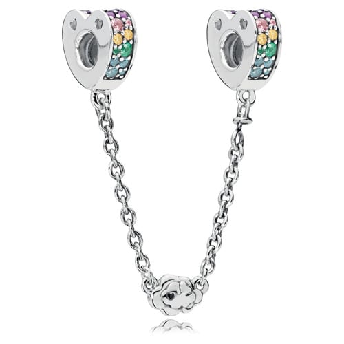 Rainbow Arc of Love Safety Chain