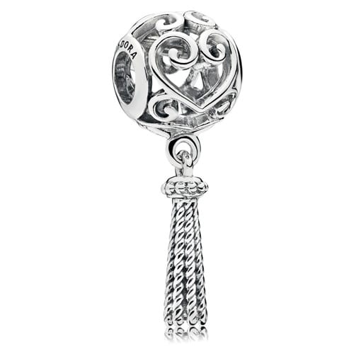 Enchanted Heart Tassel Charm