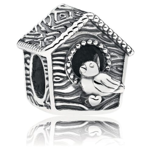 Spring Bird House Charm