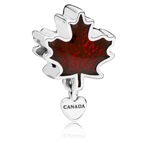 Canada Red Maple Leaf Charm