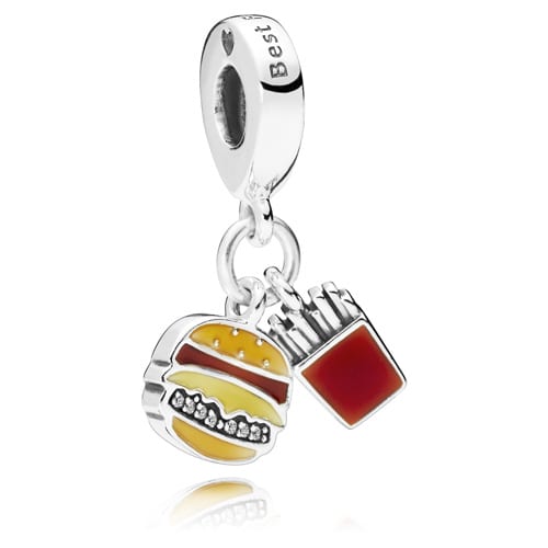 Burger & Fries Pendant Charm
