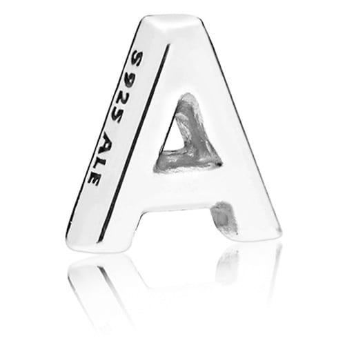Letter A Locket Charm