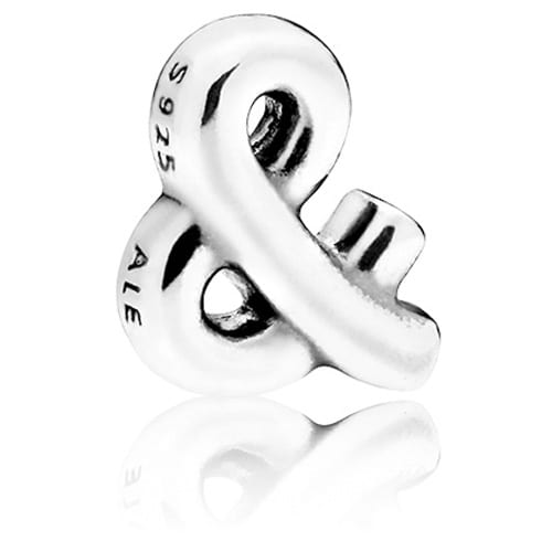 Ampersand Locket Charm
