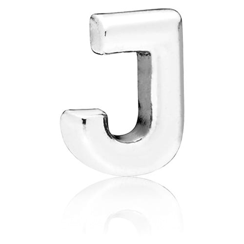 Letter J Locket Charm