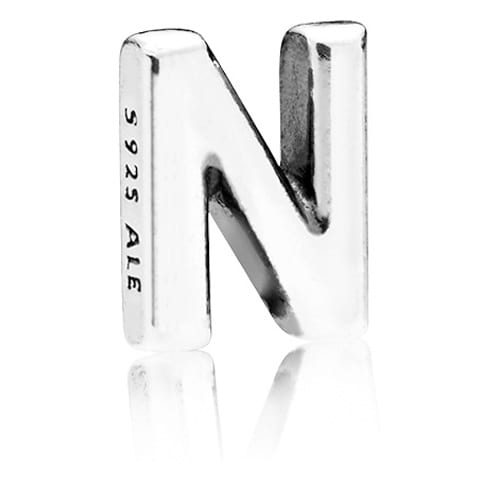 Letter N Locket Charm