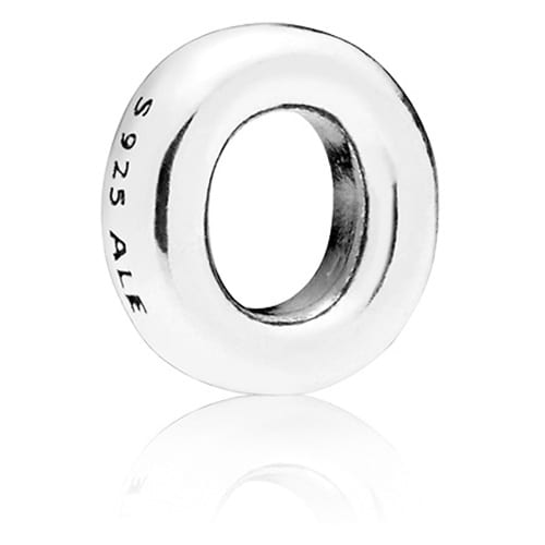 Letter O Locket Charm