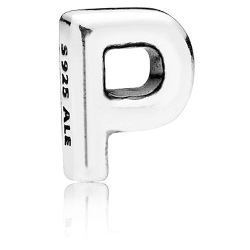 Letter P Locket Charm