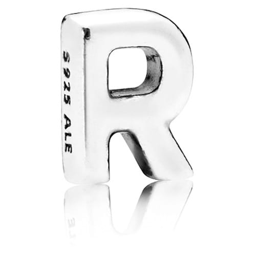 Letter R Locket Charm