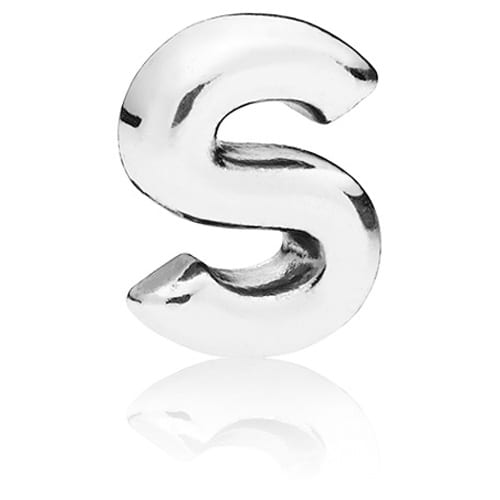 Letter S Locket Charm