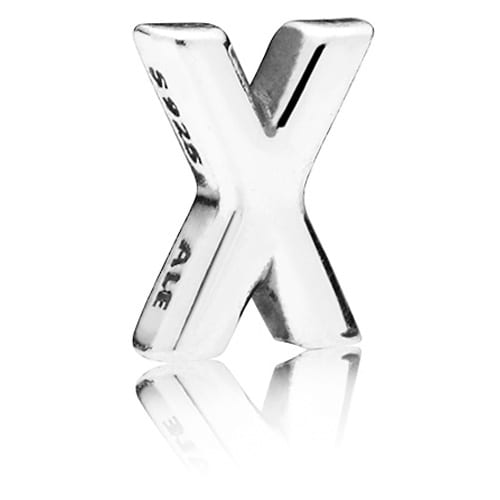 Letter X Locket Charm
