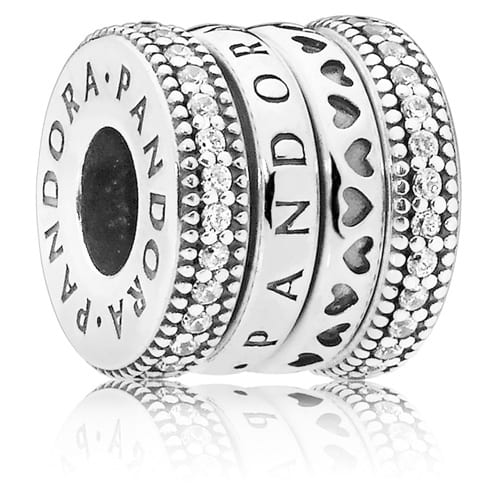 Spinning Hearts of Pandora Charm