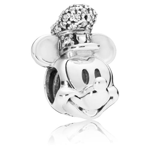 Disney Mickey Shimmering Steamboat Willie Charm