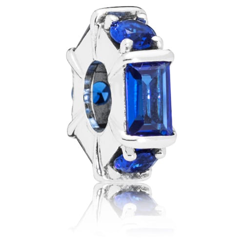 Blue Ice Sculpture Spacer Charm