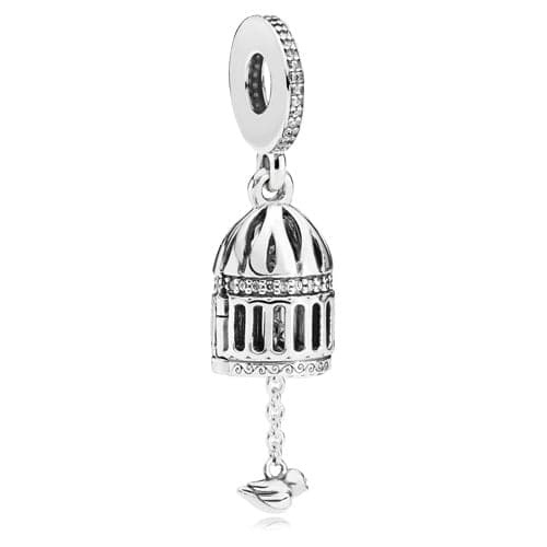 Pandora Free As A Bird Pendant Charm 797575CZ 797575C — Foto 1 von 1