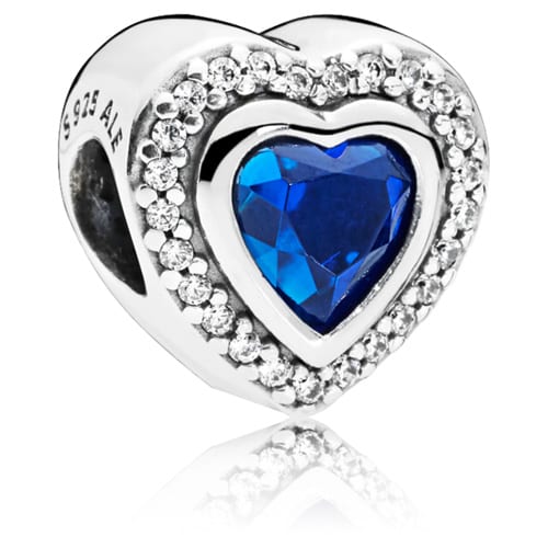 Sparkling Night Blue Love Charm